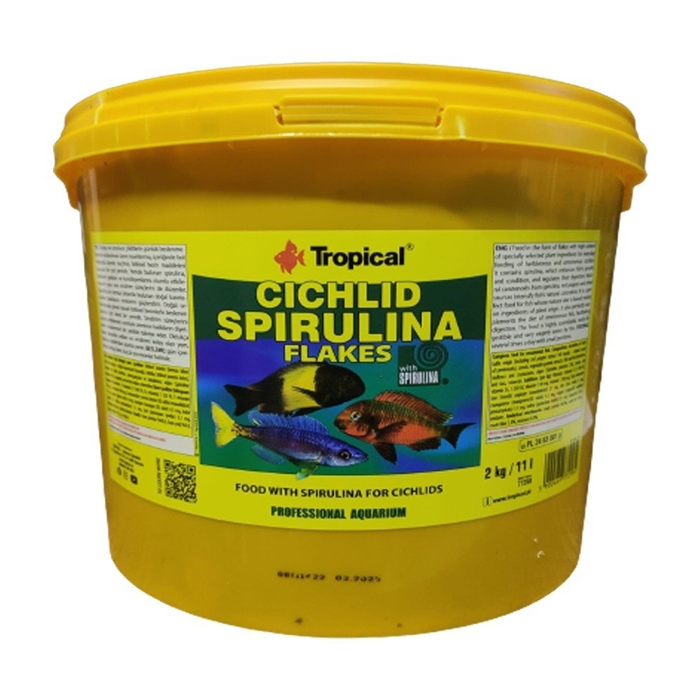 Tropical%20Cichlid%20Spirulina%20Flakes 10%20Lt%20/%202%20Kg