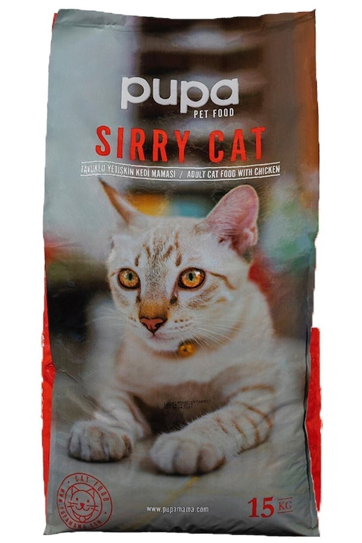 PUPA%20PET%20FOOD%20Sirry%20Cat%20Tavuklu%20Yetişkin%20Kedi%20Maması%2015%20Kg