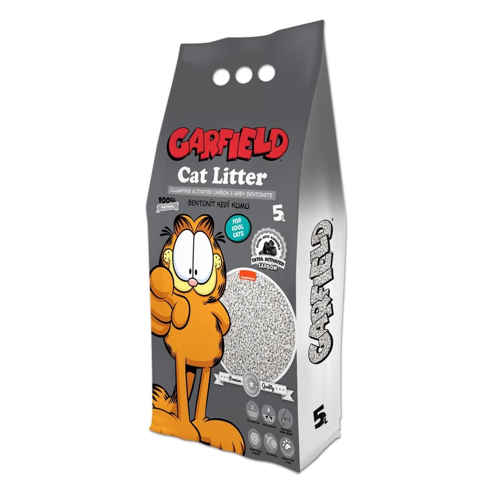 Garfield%20Aktif%20Karbonlu%20Bentonit%20Kedi%20Kumu%205%20litre