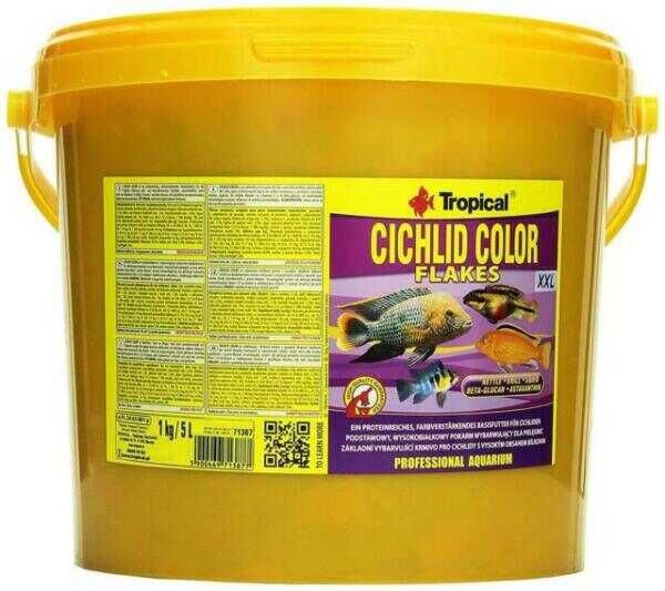 TROPİCAL%20CİCHLİD%20COLOR%20FLAKES%20XXL%2050%20GRAM