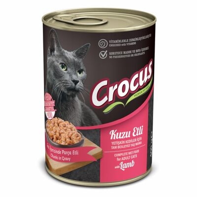 Crocus%20Yetişkin%20Kedi%20Kuzu%20Etli%20Yaş%20Mama%20400gr