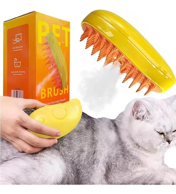 Buharlı%20Kedi%20Ve%20Köpek%20Tarağı%20-%20Işıklı%20ve%20Usb%20Şarjlı