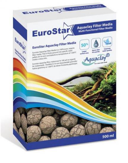 EuroStar AquaClay Biyolojik Filtre Malz. 500 ML