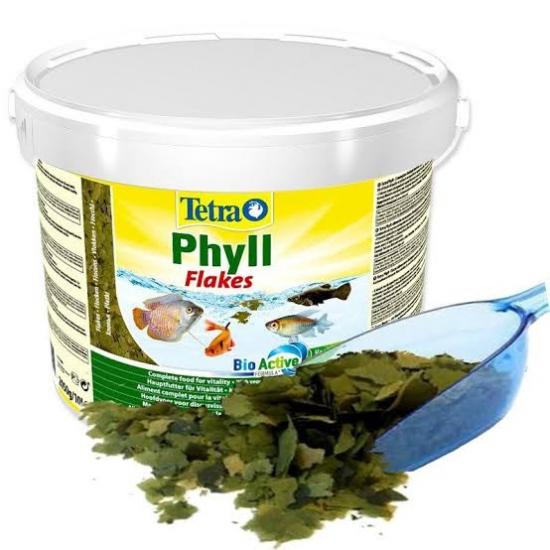 Tetra Phyll Flakes Bitkisel Pul Yem 10 Lt / 2050gr