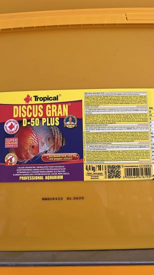 Tropical Discus Gran D-50 Plus 50 Gr