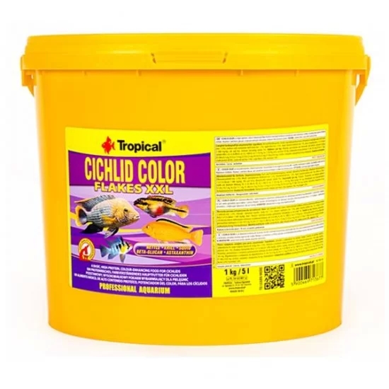 TROPİCAL%20CİCHLİD%20COLOR%20FLAKES%20XXL%2011%20L%20/%202%20KG